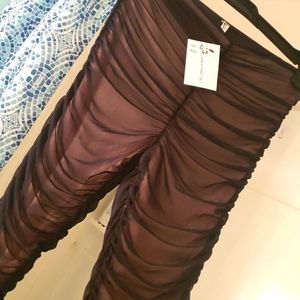 Leggings made from polyester and spandex